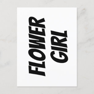 Flower Girl Postcard