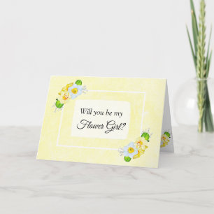 Flower Girl Proposal Card