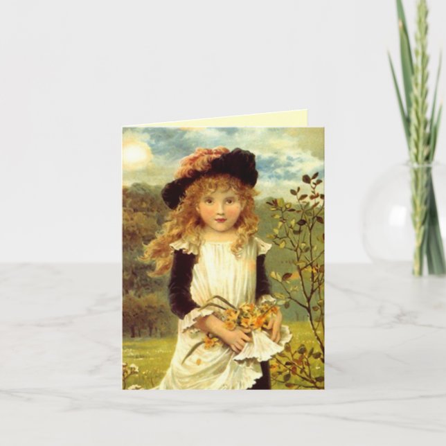 Flower Girl Request Card Cartes Invitation Invitat (Devant)