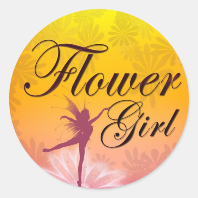 Flower Girl Sticker (Front)