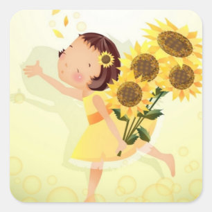 Flower Girl Stickers