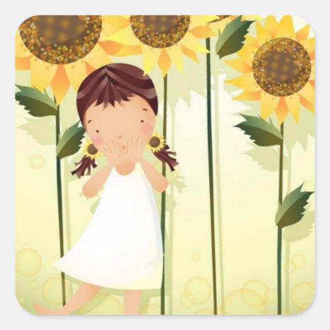 Flower Girl Stickers (Front)