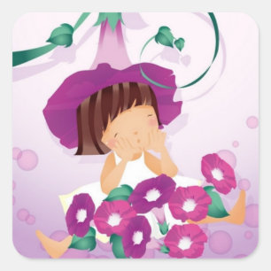 Flower Girl Stickers