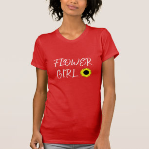 Flower Girl sunflower T-Shirt