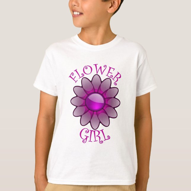 Flower Girl T Shirt (Front)