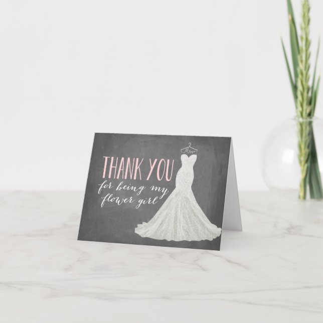 Flower Girl Thank You | Bridesmaid (Front)