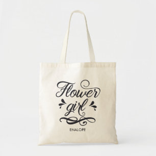 Flower Girl Tote Bag