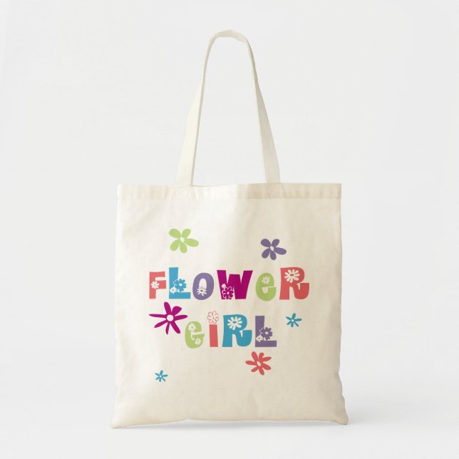 Flower Girl Tote Bag (Front)