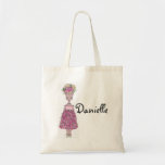 Flower Girl Tote Bag - Personalize - Danielle<br><div class="desc">PLEASE CONTACT ME IF YOU NEED HELP WITH THIS TEMPLATE! Hi There! Thanks for visiting Donna Gotlib Designs and seeing all that we have to offer. I know that you have choices when you are shopping and would like you to know that I appreciate your business.Check out some other items...</div>