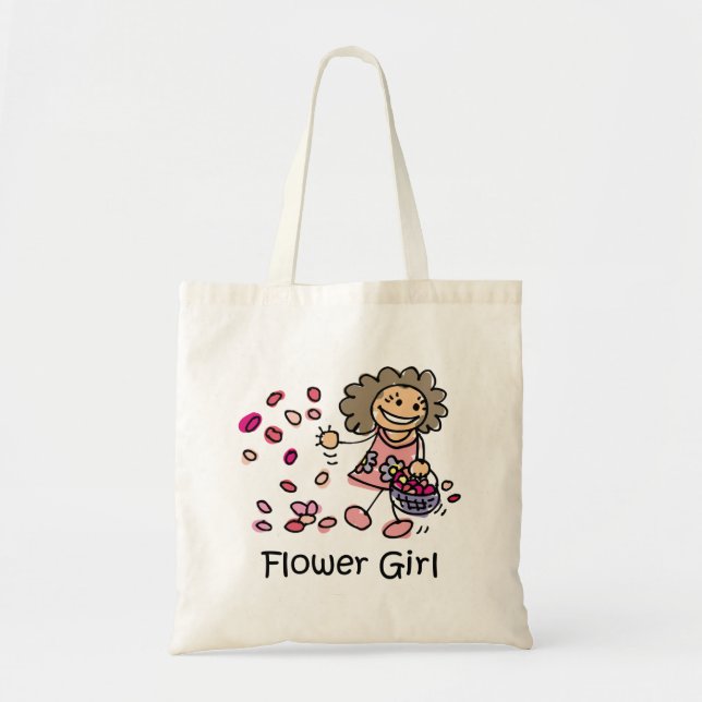 Flower Girl totebag Tote Bag (Front)