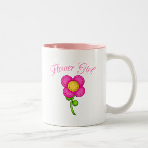 Flower Girl Two-Tone Coffee Mug