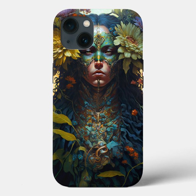 Flower Goddess Fantasy Art Case-Mate iPhone Case (Back)