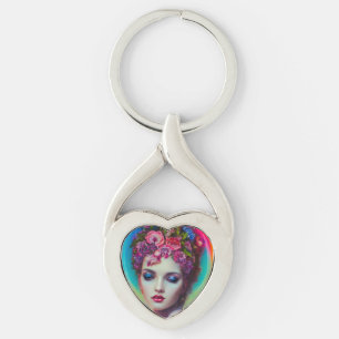 Flower Goddess Keychain