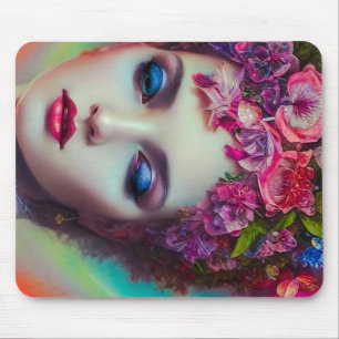 Flower Goddess  Mouse Pad