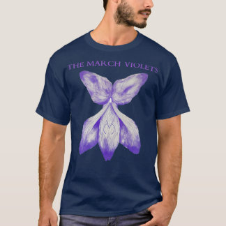 Flower Goth Gothic The March Violets  T-Shirt