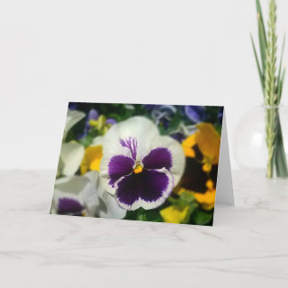 flower greeting card