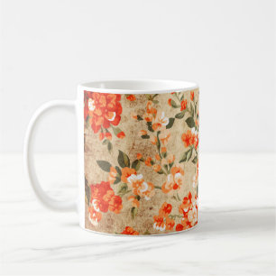 Flower grunge art coffee mug