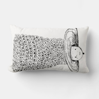 Flower Hat Lumbar Pillow