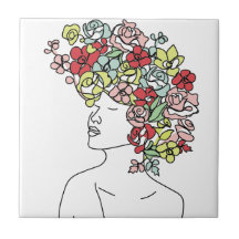 Flower Head Tile Lulu