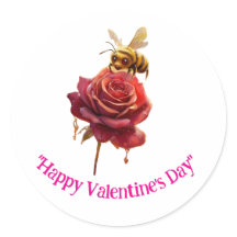 Flower & honey Happy Valentine's day customizable 