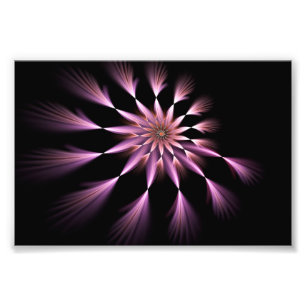 Flower I - Fractal Art Photo Enlargement Print