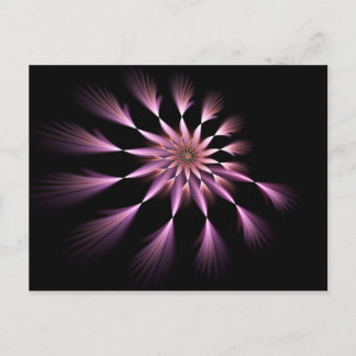 Flower I - Fractal Art Postcard