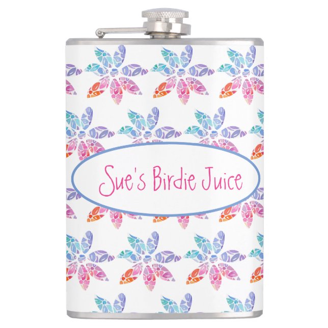 Flower Icon Flask (Front)