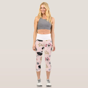 Flower Identification Capri Leggings