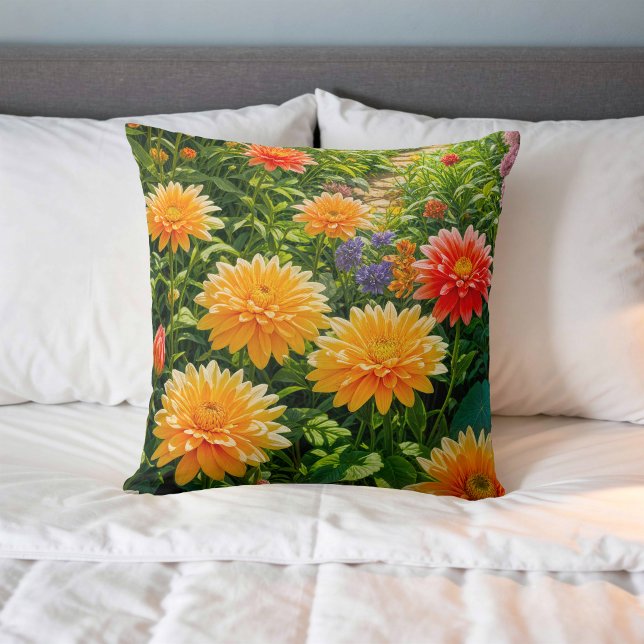 Flower Image No. 26, Floral Series, Throw Pillow (Creator Uploaded)