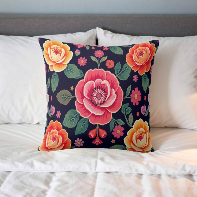 Flower Image No. 4, Floral Series, Throw Pillow (Creator Uploaded)