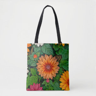 Flower Image No. 9, Floral Series, Tote Bag