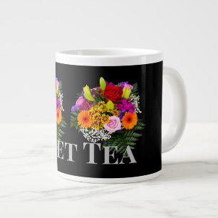 Flower Image Sweet Tea Text name Specialty Mug Cup