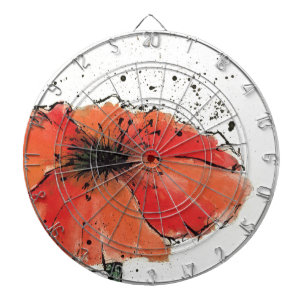 Flower in Full Bloom Dartboard