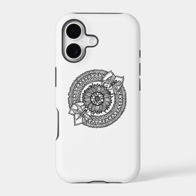 Flower In Mandala (Back)