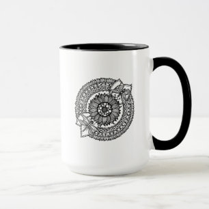 Flower In Mandala Mug
