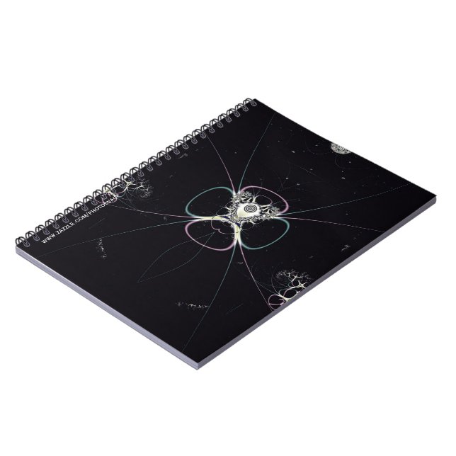 Flower in Space Notebook (Left Side)