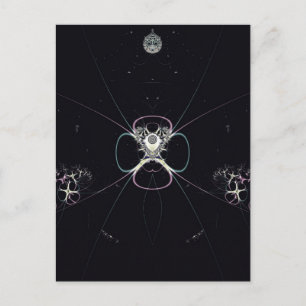 Flower in Space Postcard