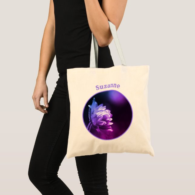 Flower In Sunlight Colour Tint Personalized  Tote Bag (Front (Product))