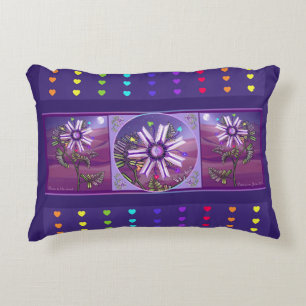 Flower in the desert  accent pillow