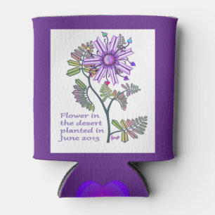 Flower in the desert can cooler