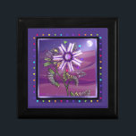 Flower in the Desert Gift Box<br><div class="desc">💜 K-pop fan art : In 2013, on 13 06, a seed was planted and this magical purple flower grew in the desert: look at the shapes of the 7 petals, its 7 rainbow hearts, and the shapes of its multiple leaves 😉</div>