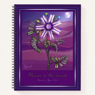 Flower in the desert notebook