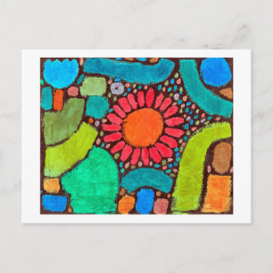 Flower in the Valley, Klee Postcard