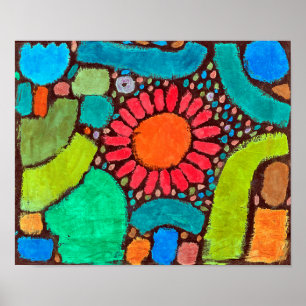 Flower in the Valley, Klee Poster