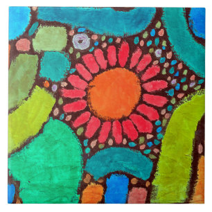 Flower in the Valley, Klee Tile