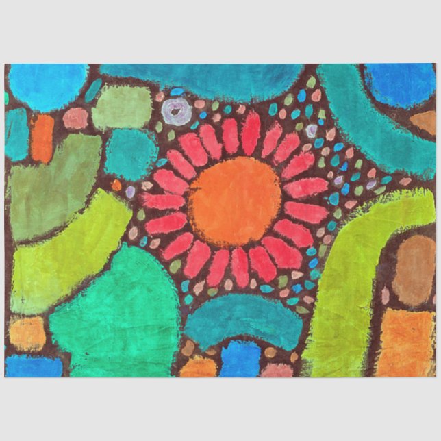 Flower in the Valley, Klee Tissue Paper (Front)
