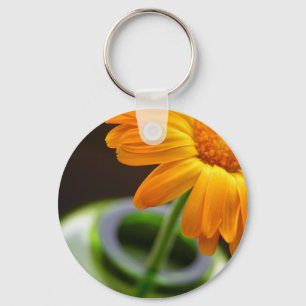 Flower in Vase Keychain