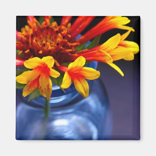 Flower in Vase Magnet (Front)