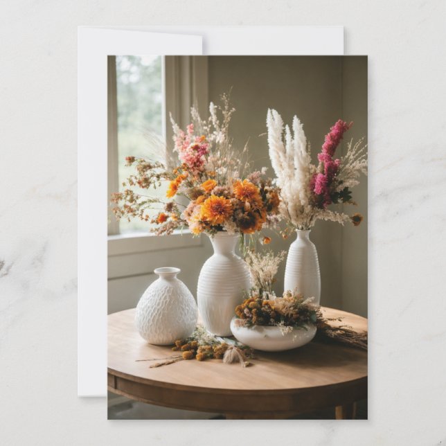 flower  invitation (Front)