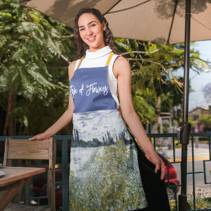 Flower Island near Vétheuil, Claude Monet Apron